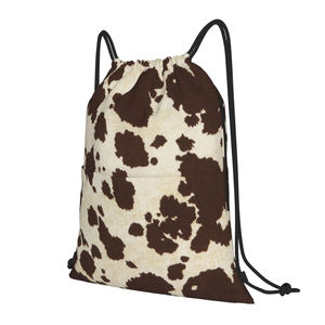 Sac à dos en coton imperméable avec cordon de serrage et doublure en polyester, prix abordable, sac de voyage pliable pour le cyclisme - Product Image 5