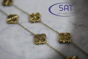 SAT or argent bijoux or pureté 916 bijoux poinçon étiquette poinçon matrices moules MV Logo timbre outil meurt thaïlande malaisie pérou états-unis - Product Image 2