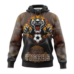 Premium Custom Sublimation Embroidery Beaded Winter Hoodie Unisex All Print Pullover Pocket Bulk OEM ODM <b>Personalized</b> Fashion - Product Image 4
