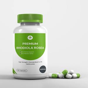 Capsules personnalisées de Rhodiola Rosea 5% Salidrosides, haute résistance et qualité - Product Image 1