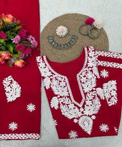 Ropa cosida al por mayor con diseño clásico de ropa bordada ideal para trajes modestos elegantes y con estilo - Product Image 6