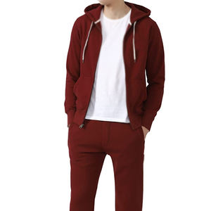 Pull-over athlétique décontracté à capuche pour hommes personnalisé en relief solide 100% coton hiver à manches longues tissu polaire léger pour le sport - Product Image 6