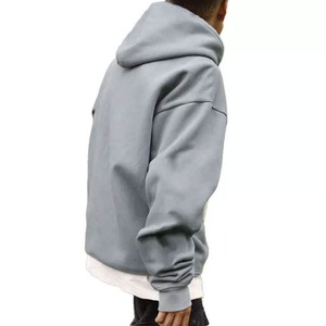 Premium 450 GSM Heavyweight Cotton Fleece Puff Print Hoodie Streetwear Oversized Fit Custom Logo Pullover para hombres y mujeres - Product Image 6