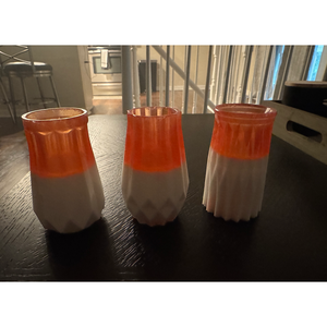 Vaso da pavimento in resina epossidica di lusso moderno con oggetti artigianali per soggiorno, camera da letto o decorazioni per matrimonio di natale - Product Image 5