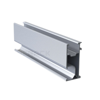 Profilés de rail en aluminium de qualité supérieure pour montage solaire