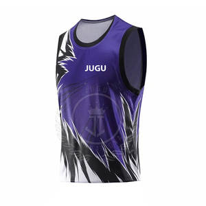 Camiseta de Baloncesto Profesional para Hombre, sin Mangas, Transpirable, Duradera, 100% Poliéster, Antiarrugas, para Todas las Temporadas - Product Image 2
