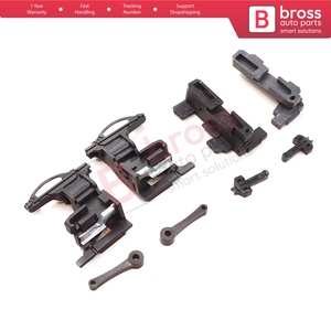 BSR554-1 Juego de reparación de riel guía de techo solar tipo lamela, deflector de viento y bloque deslizante para Mercedes-Benz Clase A W168 W169 y Clase B W2 - Product Image 4