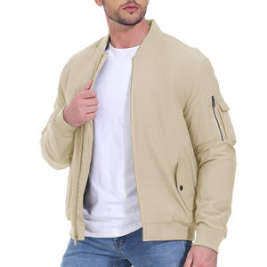 Gran oferta, chaqueta universitaria de moda de invierno para hombre de alta calidad, ropa acolchada de algodón informal personalizada con chaqueta con cremallera para hombre - Product Image 1