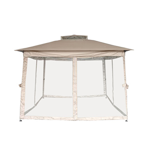 ศาลาพักผ่อนกลางแจ้งแบบพับได้ คลีโอพัตรา ขนาด 335x335x270 ซม. โครงสร้างโลหะ สไตล์โบราณ ทำจากอะลูมิเนียม พร้อมมอเตอร์กันลม ขนาด 3x4 เมตร - Product Image 5