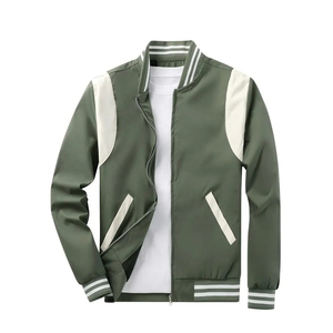 High Street Style Fashion <b>Varsity</b> <b>Jackets</b> Custom Logo <b>Plain</b> Dayed Wholesale Blank <b>Varsity</b> Winter <b>Jacket</b> - Product Image 1