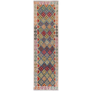 Maimana Afghanistan Kilim <b>Runner</b> <b>Rug</b> 287 X 81 cm - Product Image 1