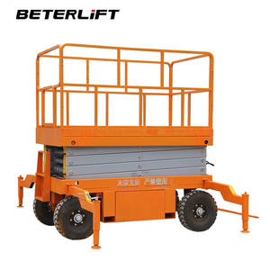 Мобильная ножничная подъемная платформа BETERLIFT 10м 12м 500кг для высотных работ, производитель в Китае - Product Image 1