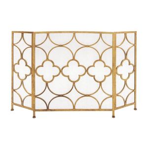 Antique Decorative Iron Wire <b>Fire</b> <b>Guard</b> Fireplace Accessories Black Finished <b>Fire</b> Screen Single Panel Solid Fireplace Screen - Product Image 5