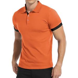 Directo de fábrica personalizado para hombre para camiseta Polo de alta calidad 100% algodón transpirable de talla grande patrón sólido diseño liso personalizado - Product Image 2