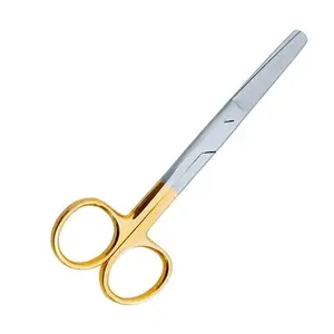 Operating Scissors Premium Iris Scissors Curved 4.5" Dental Veterinary Surgical Instruments OEM Customized Steel