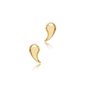 ต่างหูห่วงแบบเรียบง่าย ดีไซน์ตุรกี ทำมือ ขายส่ง เครื่องประดับเงินแท้ 925 - Product Image 1