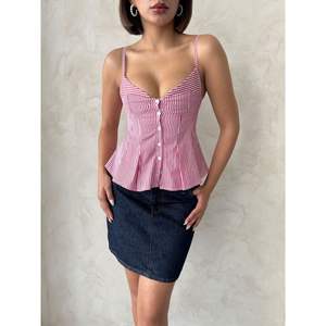 Chemise et Blouse Rayées à Bretelles pour Femme – Élégante et Stylée - Product Image 6