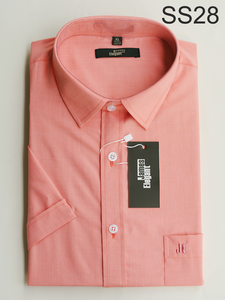 Factory Accepts Customized Short Sleeve Casual Dress <b>Shirts</b> for <b>Men</b> With Polyester / Cotton Material - Product Image 2