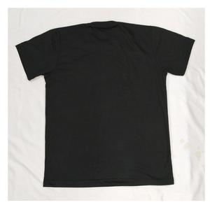 เสื้อยืดถักนิตติ้งคอกลมผ้าคอตตอนสำหรับทุกเพศเสื้อคอกลมแขนสั้นปักโลโก้ได้ตามต้องการดีไซน์ธรรมดาทรงโอเวอร์ไซส์ - Product Image 2