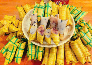 Gâteau à la banane vietnamien surgelé de haute qualité avec feuille de coco / Spécial Fêtes, Durée de conservation de 6 mois, Marque Viet Delta - Product Image 4