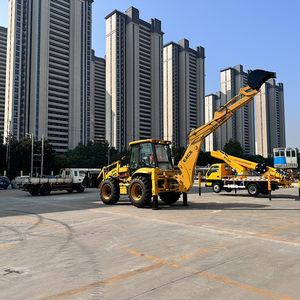 Everstar High-tech backhoe excavator <b>machine</b>, wheel Backhoe excavator with different <b>attachments</b> - Product Image 2