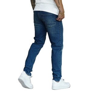 กางเกงยีนส์สกินนี่เข้ารูปสไตล์วินเทจของผู้ชายผ้ายีนส์แบบยืดหยุ่นสีและขนาดต่างๆสำหรับฤดูหนาว - Product Image 2