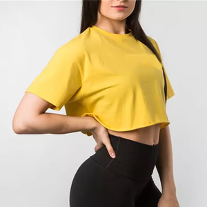 T-shirt décontracté surdimensionné pour femmes 200gsm uni doux et respirant pour l'impression d'été pour les femmes surdimensionnées - Product Image 1