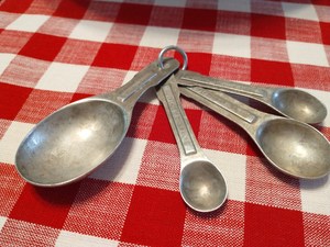 Muỗng Canh Đo muỗng đặt vòng đồng thau để nấu ăn và nướng cho dụng cụ nhà bếp Kích cỡ khác nhau đo cốc và thìa - Product Image 4