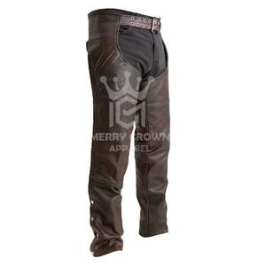 กางเกงหนังลำลองสีทึบกันลมสำหรับฤดูหนาวปรับแต่งได้ทุกความยาวปกติ - Product Image 1