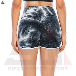 Shorts Deportivos de Mujer, Diseño Nuevo, Populares, Transpirables, Básicos, Cintura Elástica, Poliéster/Algodón, para Yoga y Ejercicio - Product Image 2