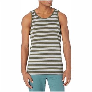 Camiseta sin mangas para hombre, superventas y al por mayor, camiseta sin mangas de corte cuadrado cómoda de tela de algodón de alta calidad con personalización de HUG - Product Image 1