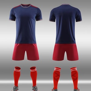 Uniforme de Fútbol de Manga Corta Talla Grande Más Vendido, 100% Poliéster, Material Transpirable y Duradero de Alta Calidad, Ropa de Fútbol al Por Mayor - Product Image 6