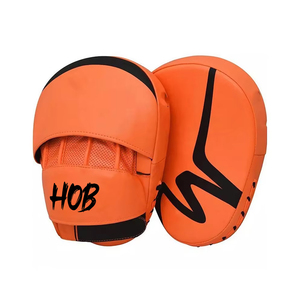 Wholesale Orange Leather and PU Leather Focus Pads and Mitts for Men and <b>Women</b> <b>Boxers</b> - Product Image 1