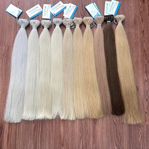 Extensiones de cabello de lujo Paquetes de cabello de trama de cabello humano vietnamita Múltiples colores Máquina DE COSER Doble dibujado - Product Image 5