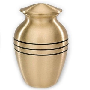 Urnas de Metal de diseño moderno con cenizas esmaltadas verdes, urna de cremación funeraria conmemorativa para adultos, hombres, mujeres, cenizas, cenizas humanas - Product Image 4