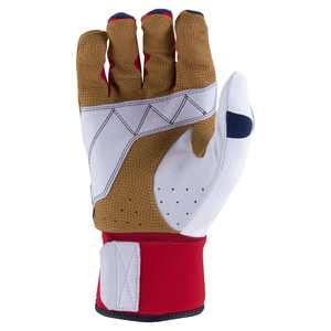 Guantes de Bateo de Béisbol de Poliéster/Algodón Genuinos, Cierre de Velcro, Palma de Cuero Digital, Logotipo Personalizable, Guantes Ligeros - Product Image 3