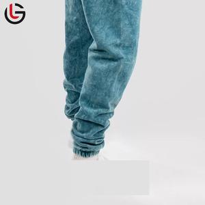 2025 pantalones transpirables lavados con ácido para correr, pantalones de chándal para hombre, pantalones gruesos de algodón para la calle a la venta - Product Image 5