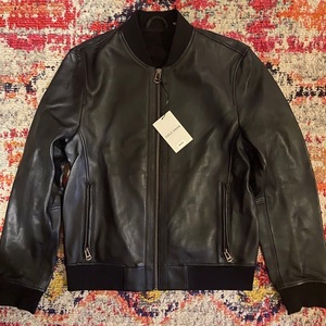 Vestes en cuir décontractées pour hommes Nouveau design Vestes à la mode en cuir de vache simple noir de haute qualité avec impression de logo personnalisée - Product Image 5