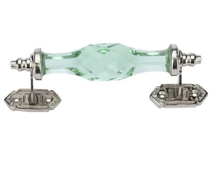 Pomos de cristal verde menta modernos, venta al por mayor, tirador de muebles para armarios, cajones, armarios, cocinas, dormitorios, baños - Product Image 1