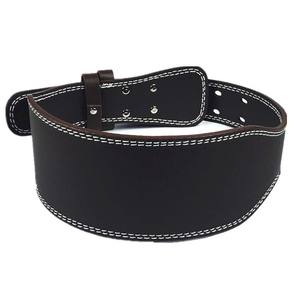 Cinturón de Levantamiento de Pesas de Cuero Suave de 4 Pulgadas con Hebilla Doble, Protección Profesional para Gimnasio y Entrenamiento Físico - Product Image 1