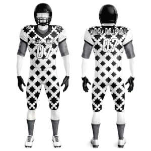 Conjuntos de camisetas de fútbol americano de secado rápido Tallas grandes Recién llegado Transpirable OEM Uniforme con mangas cortas Sublimación Ropa impresa - Product Image 5