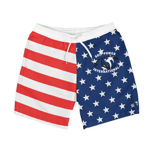 Shorts de sport décontractés pour hommes OEM en Spandex/Polyester, confortables, en molleton bouclette, athlétiques, à séchage rapide, respirants et élastiques - Product Image 2