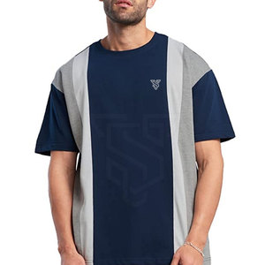 T-shirt personnalisé en coton à épaules tombantes pour hommes Taille adulte T-shirt vierge à quantité minimale de commande basse - Product Image 4