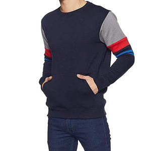 <b>Men's</b> Crew Neck Fleece <b>Pullover</b> Hoodie 100% Cotton Eco-Friendly Winter Custom Printed - Product Image 6