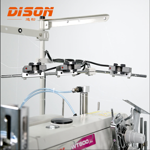 Máquina de coser automática para dobladillos de cuello redondo DS-281A, nueva, con soporte OEM y mango de plástico - Product Image 5