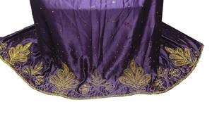 Tissu jacquard perlé uni en taffetas, broderie écologique pour literie et robes de filles pour mariages - Product Image 6