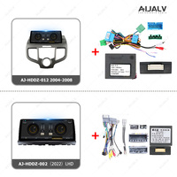 AIJIA Adaptateur d'usine Panneau de tablette Android Pièces d'intérieur Harnais Lecteur DVD de voiture Cadre de 12.3 pouces pour HONDA ODYSSEY 2004-2008 2022