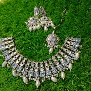 Conjunto de Joyería Artesanal Paquistaní e India para Bodas y Fiestas, Collar Choker Afgano Hecho a Mano, Conjuntos de Joyería Antigua para Mujer - Product Image 2