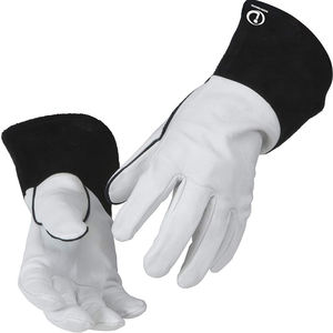 Gants de soudage en cuir de vache pour hommes, coupe ajustée, Protection à manches longues - Product Image 4