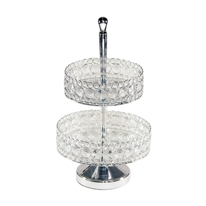 แท่นวางโชว์ขนมที่เป็นมิตรต่อสิ่งแวดล้อมทำจากโลหะทำด้วยมือทำเค้กแต่งงานทำจากคริสตัล - Product Image 2